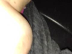 Wife tits limo