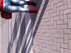 Sexy Spy Cam Ass in Jeans #1