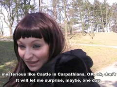 Bitch STOP - Pregnant hitchhiker fucked